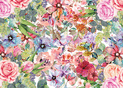 Bouquet de fleurs color&eacute;es pour maman